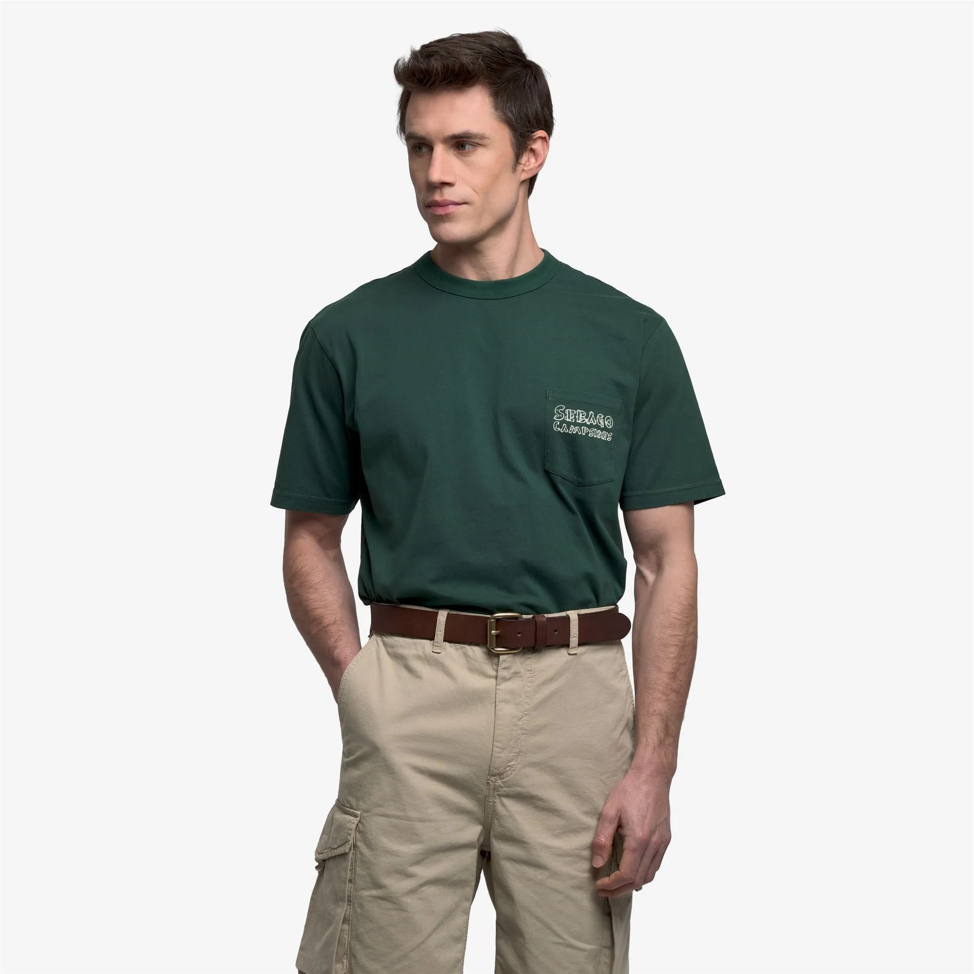WYMANLAKE - T-ShirtsTop - T-Shirt - Unisex - GREEN BISTRO sold by Sebago product image thumbnail 4