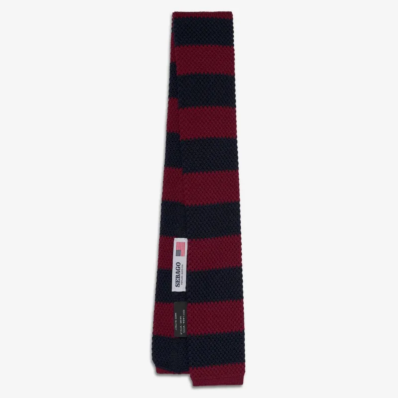 BRAM - Small Accessories - Tie - Unisex - DARK BLUE-RED made by Sebago