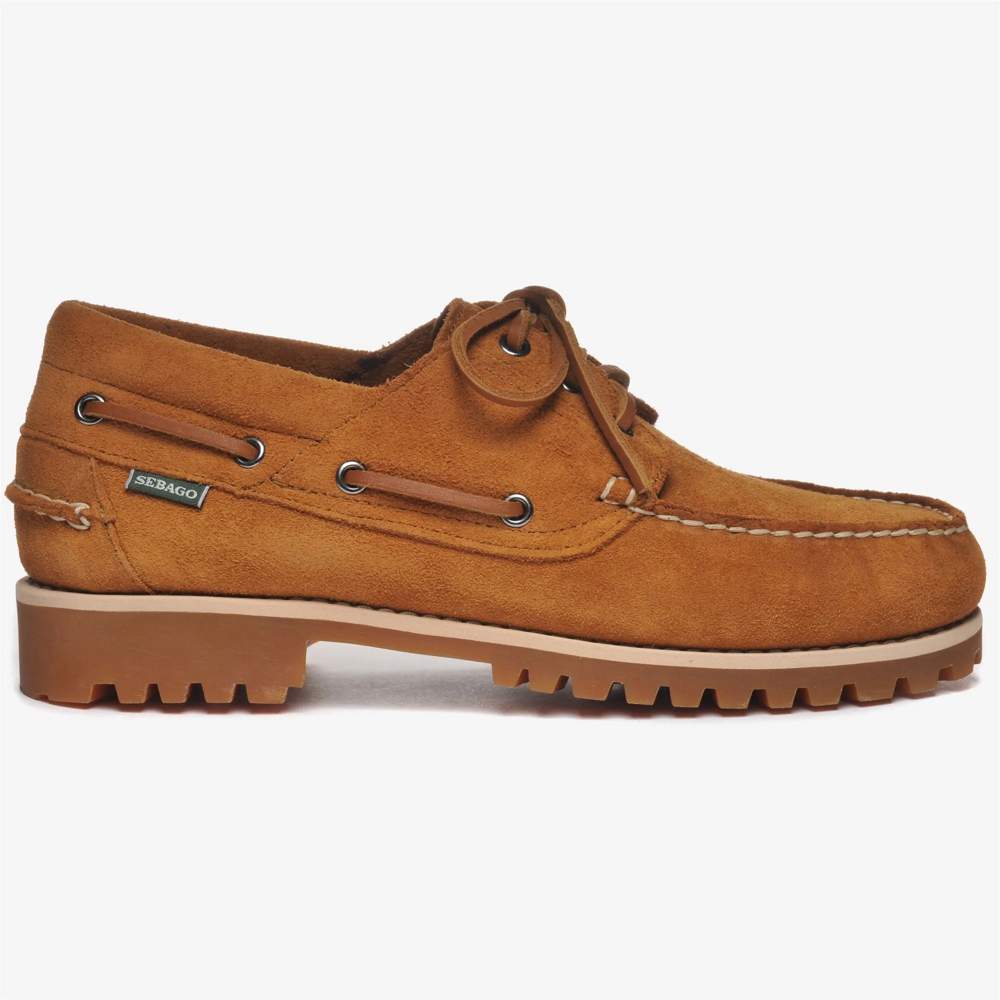 ACADIA SUEDE - Docksides - Moccasin - Man - Brown Tan sold by Sebago