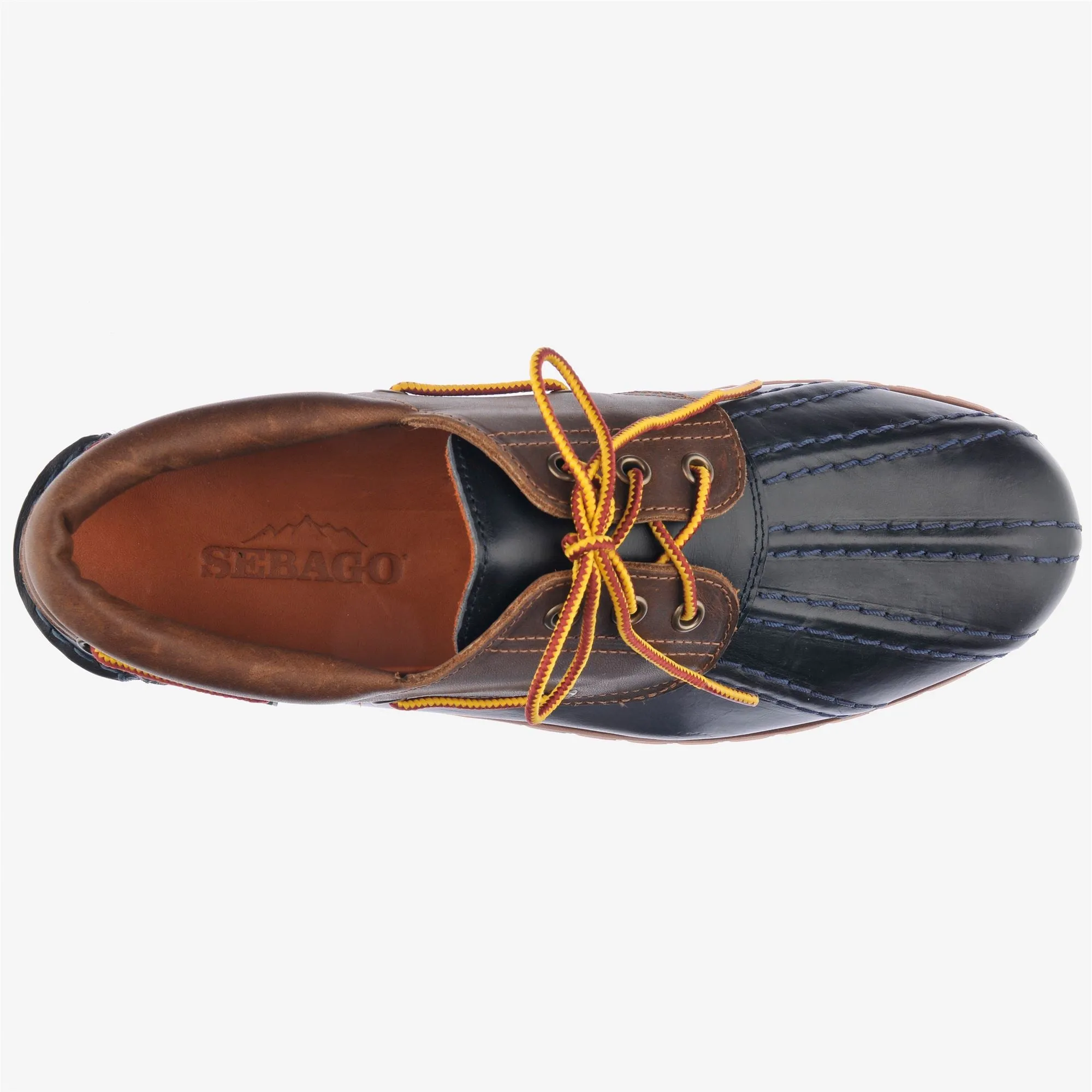 TUCSON WAXY - Docksides - Moccasin - Man - BLUE NAVY-DK BROWN sold by Sebago product image thumbnail 4