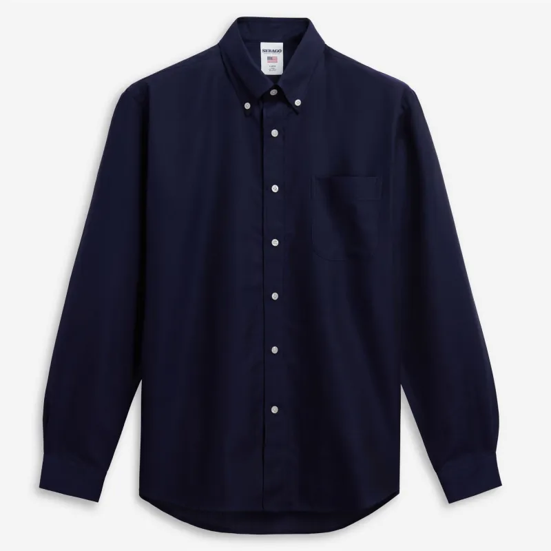 WHALEBACK OX - SHIRTS - Oxford - Unisex - BLUE NAVY made by Sebago