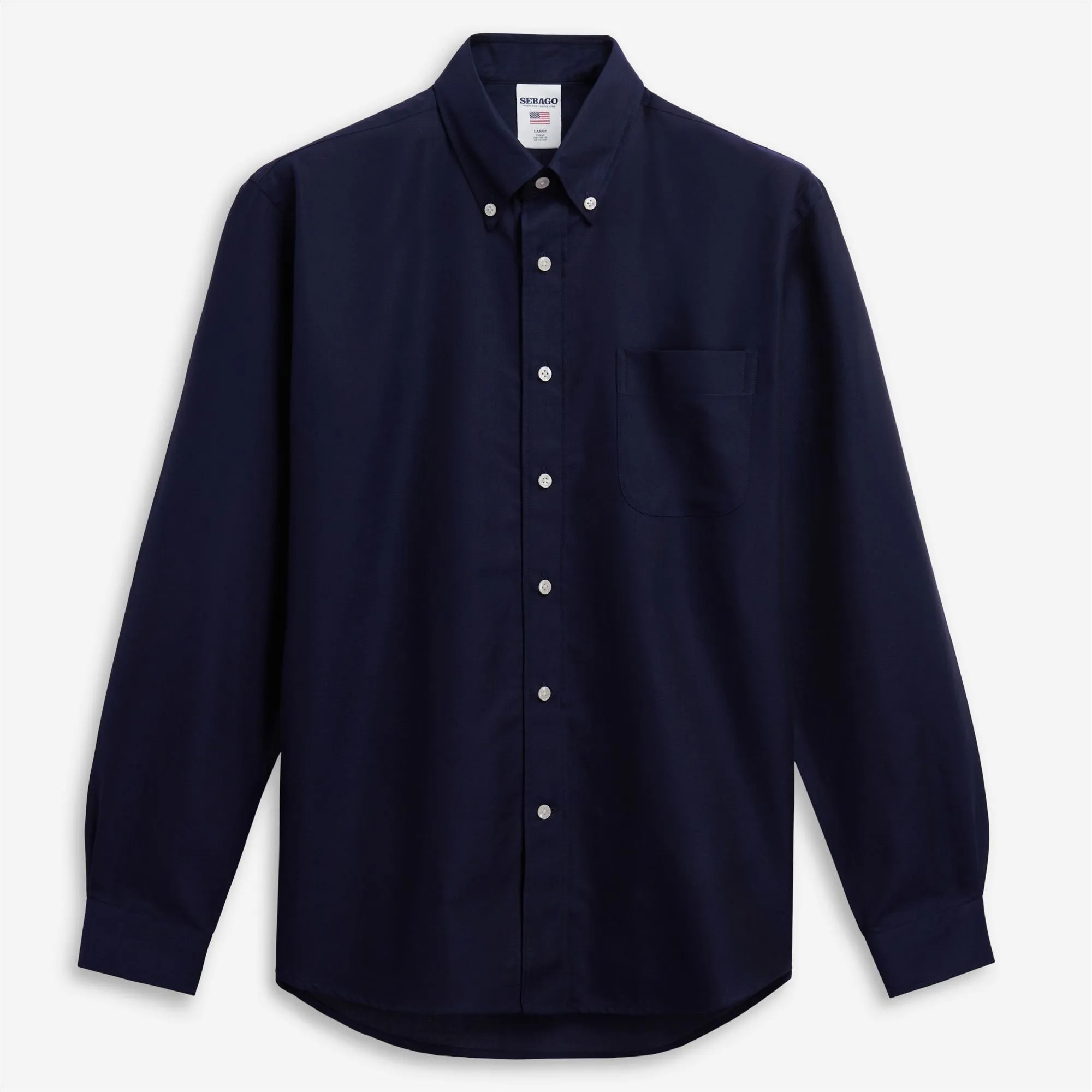 WHALEBACK OX - SHIRTS - Oxford - Unisex - BLUE NAVY sold by Sebago