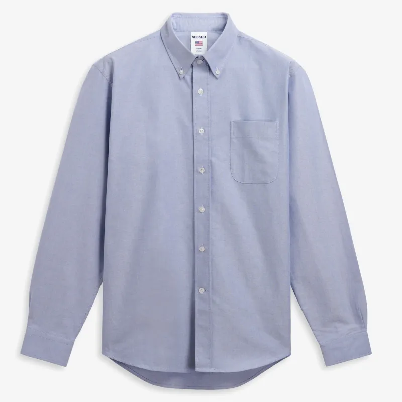 WHALEBACK OX - SHIRTS - Oxford - Unisex - BLUE CLASSIC made by Sebago