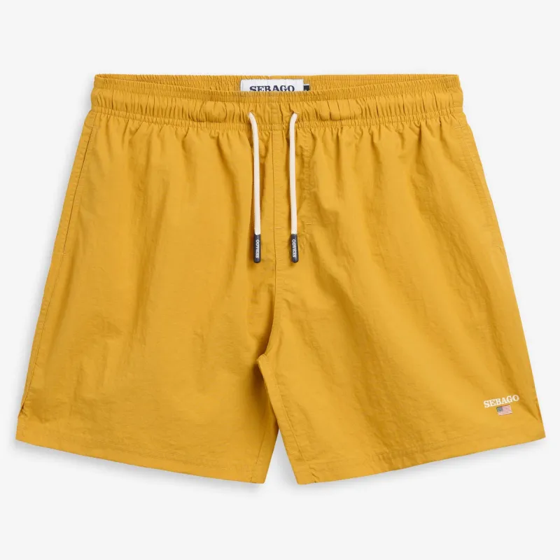 BEND KNOT - Bathing Suits - Swimming Trunks - Man - YELLOW MUSTARD sold by Sebago