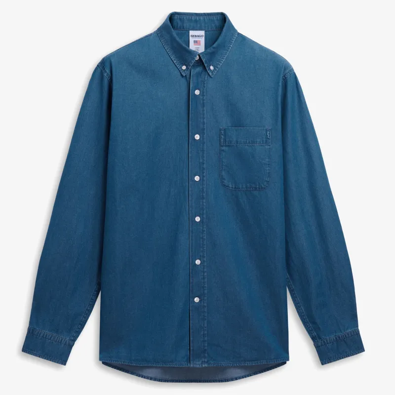 BENJAMIN - SHIRTS - Casual - Unisex - BLUE INDIGO sold by Sebago