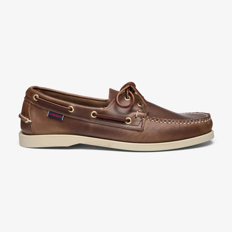 DOCKSIDES CRAZY HORSE MADE IN USA - Docksides - Mocassin - Man - BROWN TAN made by Sebago