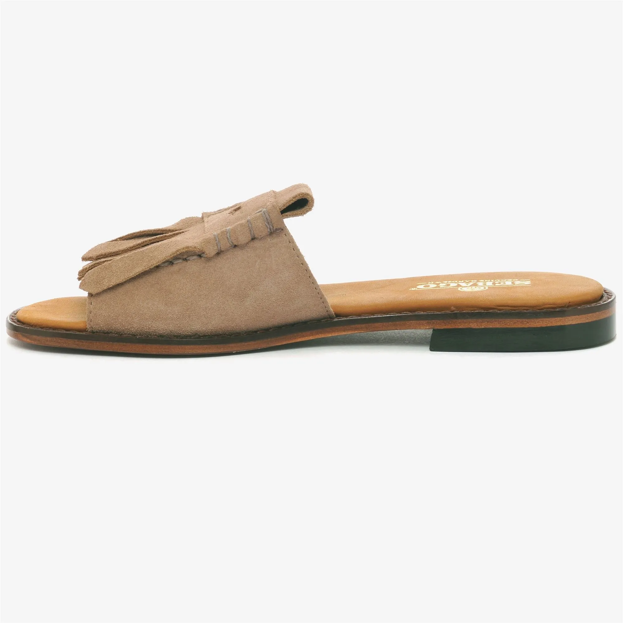 SLIDE FRINGES WOMAN - Sandals - Slip On - Woman - BEIGE CAMEL sold by Sebago product image thumbnail 3
