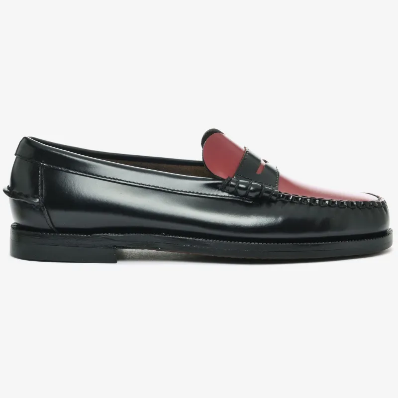 DAN LOVE WOMAN - Moc - Moccasin - Woman - BLACK-SCARLET made by Sebago