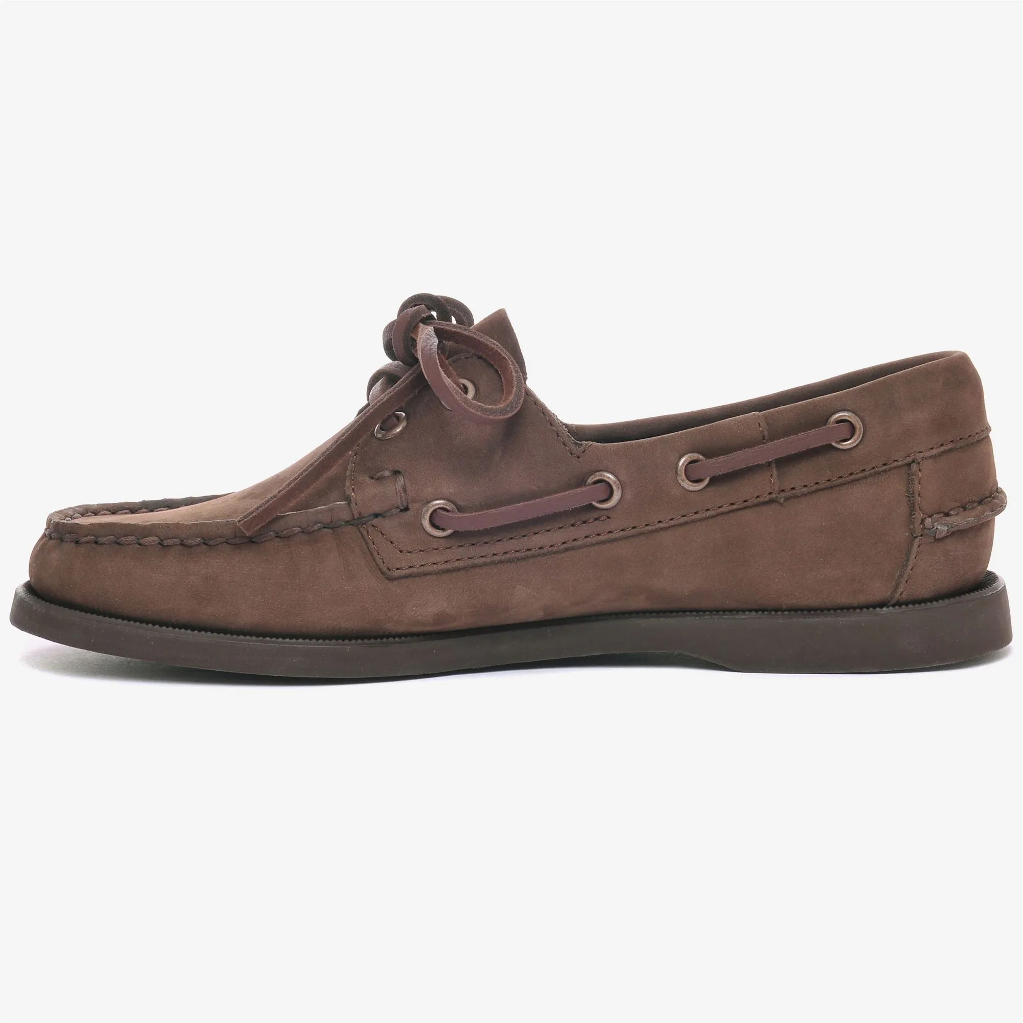 DOCKSIDES PORTLAND NUBUCK WOMAN - Docksides - Mocassin - Woman - TOTAL BROWN CHOCOLATE sold by Sebago product image thumbnail 3