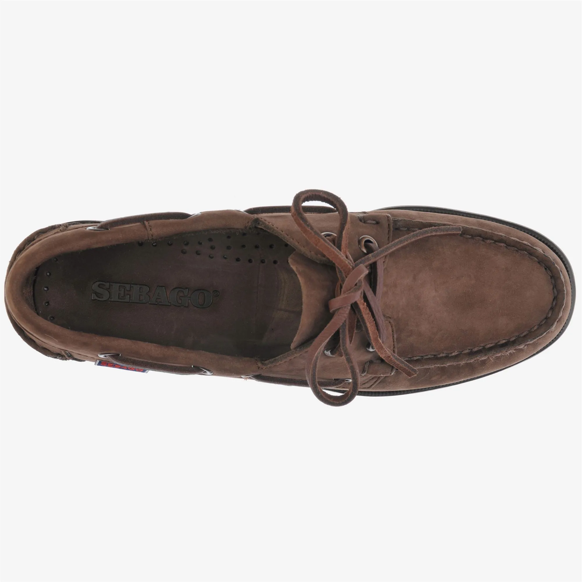 DOCKSIDES PORTLAND NUBUCK WOMAN - Docksides - Mocassin - Woman - TOTAL BROWN CHOCOLATE sold by Sebago product image thumbnail 4