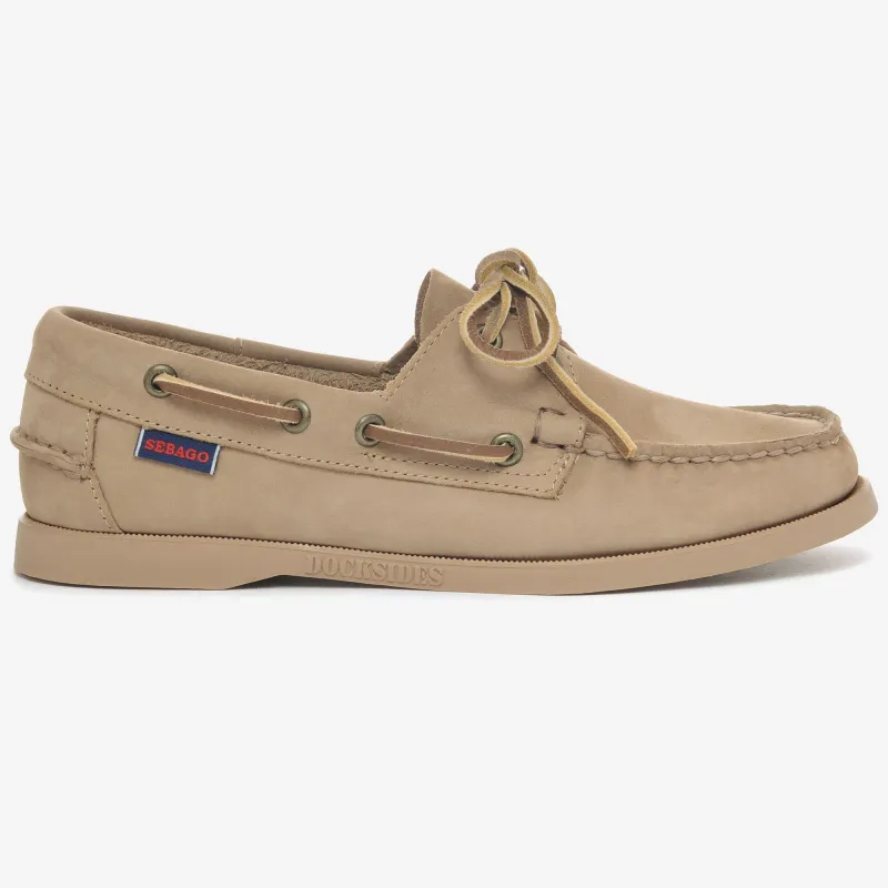 DOCKSIDES PORTLAND NUBUCK WOMAN - Docksides - Mocassin - Woman - TOTAL DK BEIGE made by Sebago