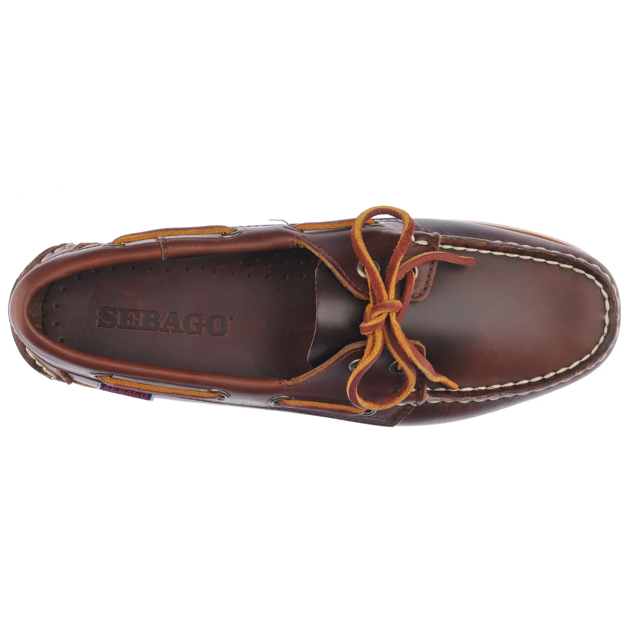 DOCKSIDES PORTLAND WAXED WOMAN - Docksides - Mocassin - Woman - BROWN-HONEY sold by Sebago product image thumbnail 4
