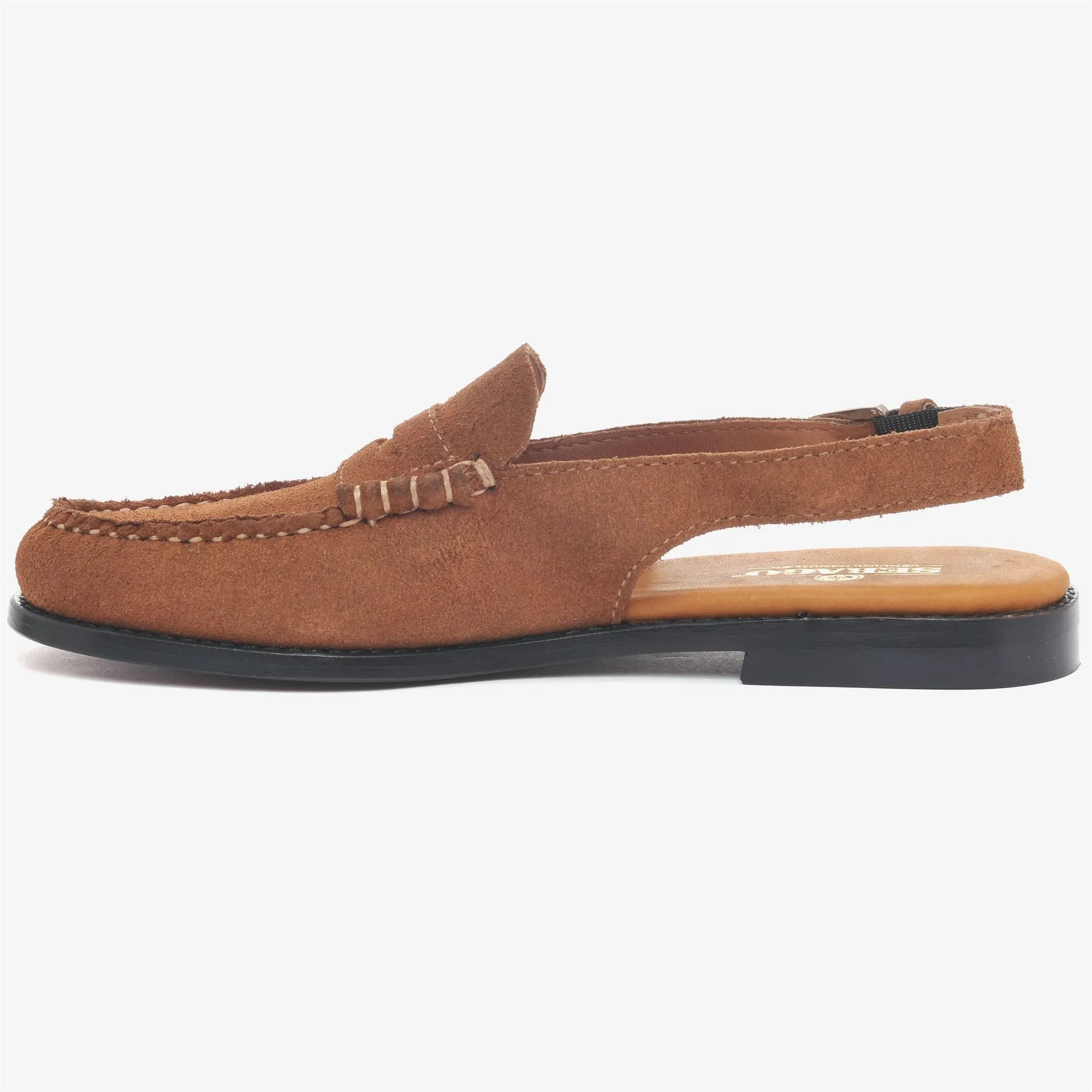 DAN SANDAL FLESH OUT WOMAN - Sandals - Moccasin - Woman - BROWN COGNAC sold by Sebago product image thumbnail 3