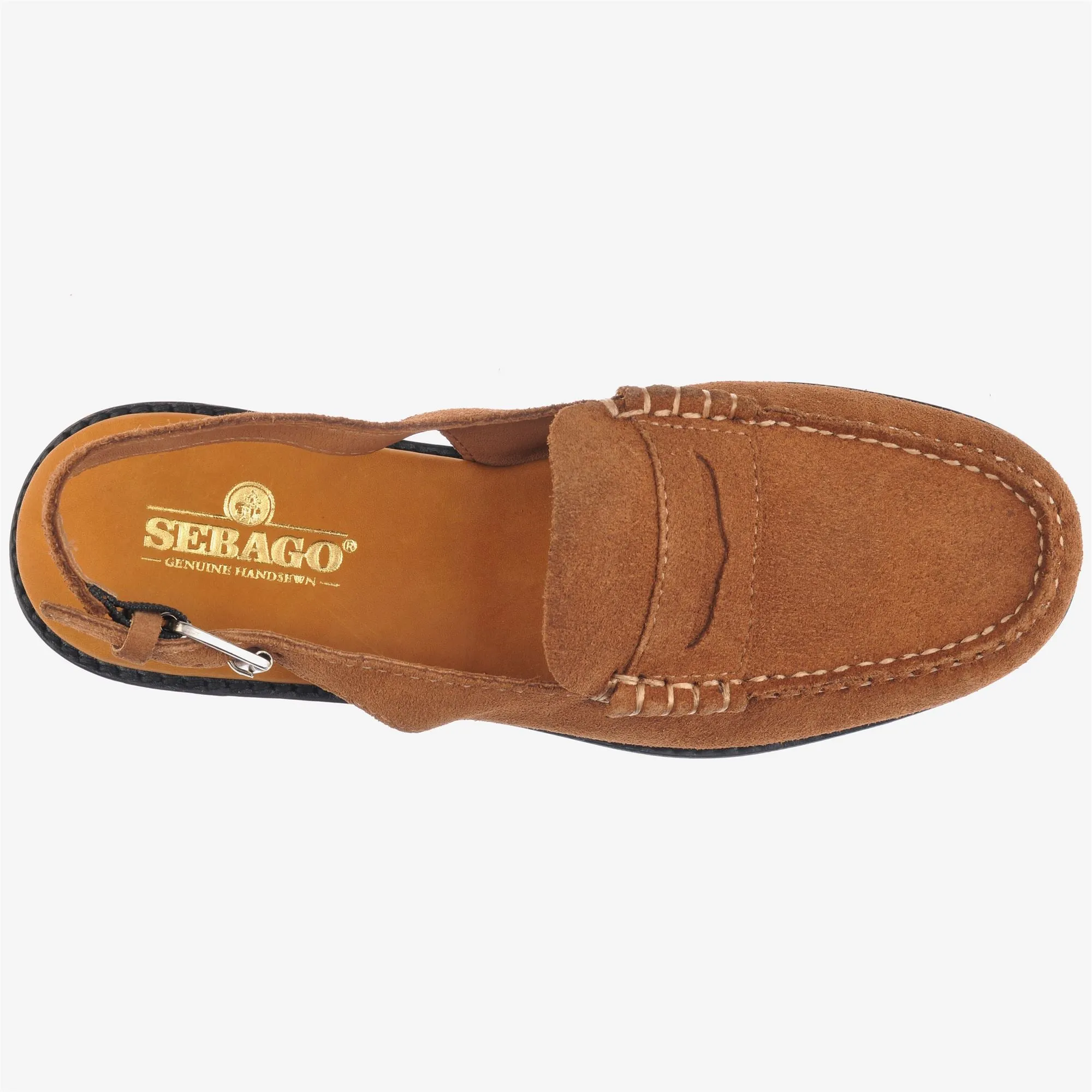 DAN SANDAL FLESH OUT WOMAN - Sandals - Moccasin - Woman - BROWN COGNAC sold by Sebago product image thumbnail 4