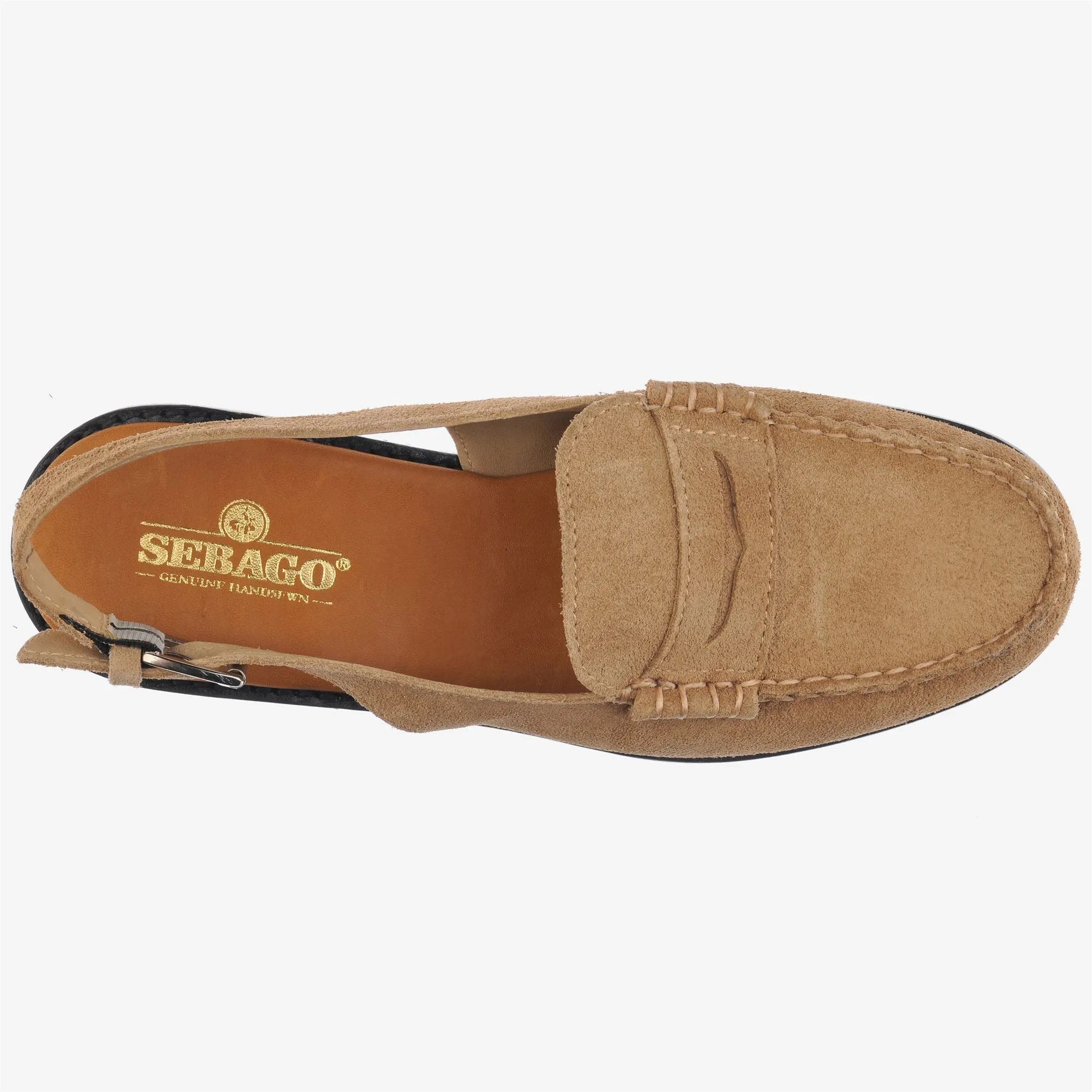 DAN SANDAL FLESH OUT WOMAN - Sandals - Moccasin - Woman - BEIGE CAMEL sold by Sebago product image thumbnail 4