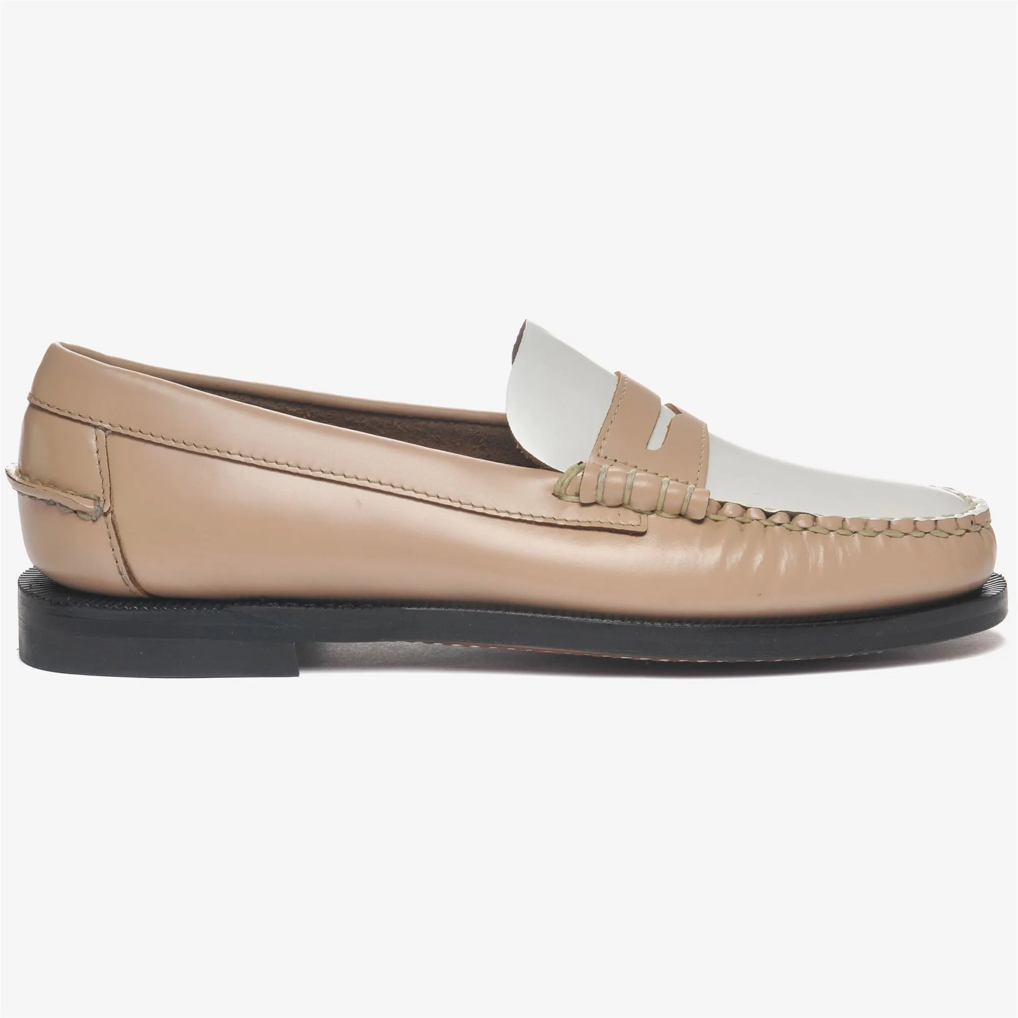 CLASSIC DAN PIGMENT WOMAN - Moc - Moccasin - Woman - LT BEIGE-WHITE sold by Sebago