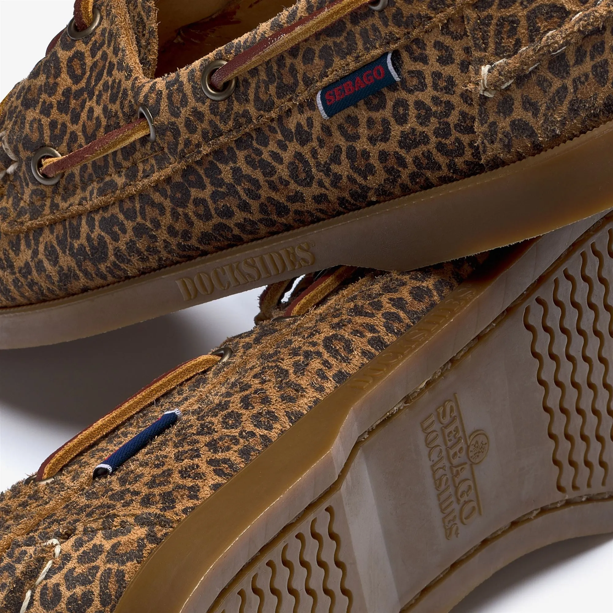 PORTLAND FLESH OUT PRINT WOMAN - Docksides - Mocassin - Woman - BROWN-LEOPARD-GUM sold by Sebago product image thumbnail 5