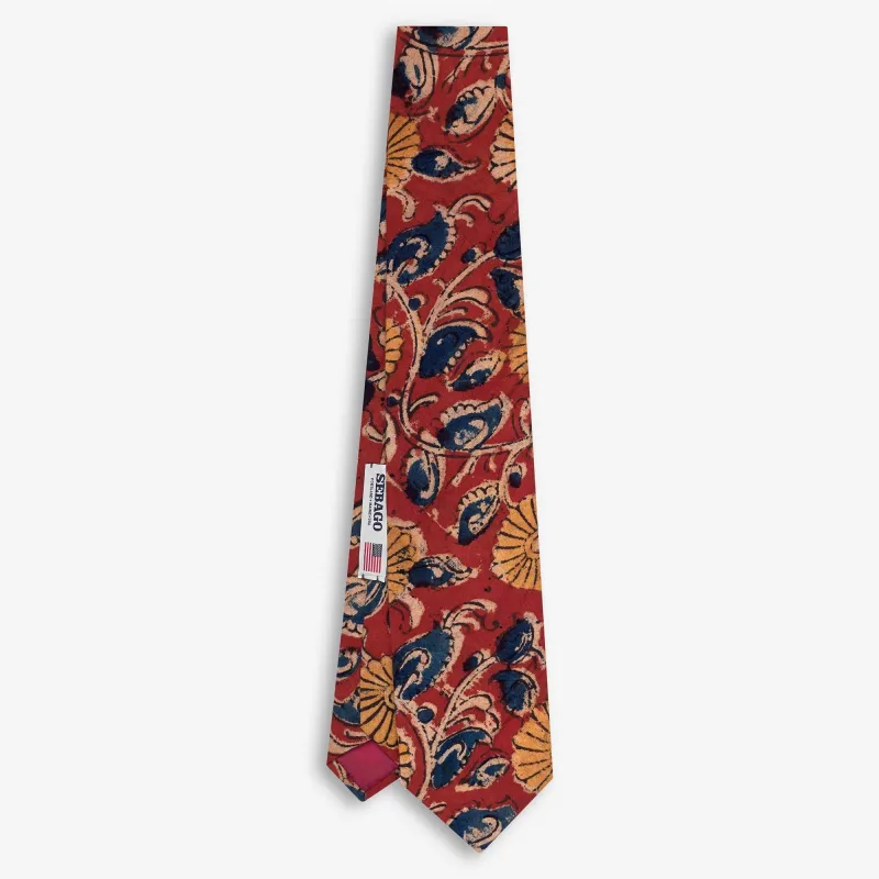 LEBANON TIE - Small Accessories - Tie - Man - Fancy Red-Yellow-Blue made by Sebago