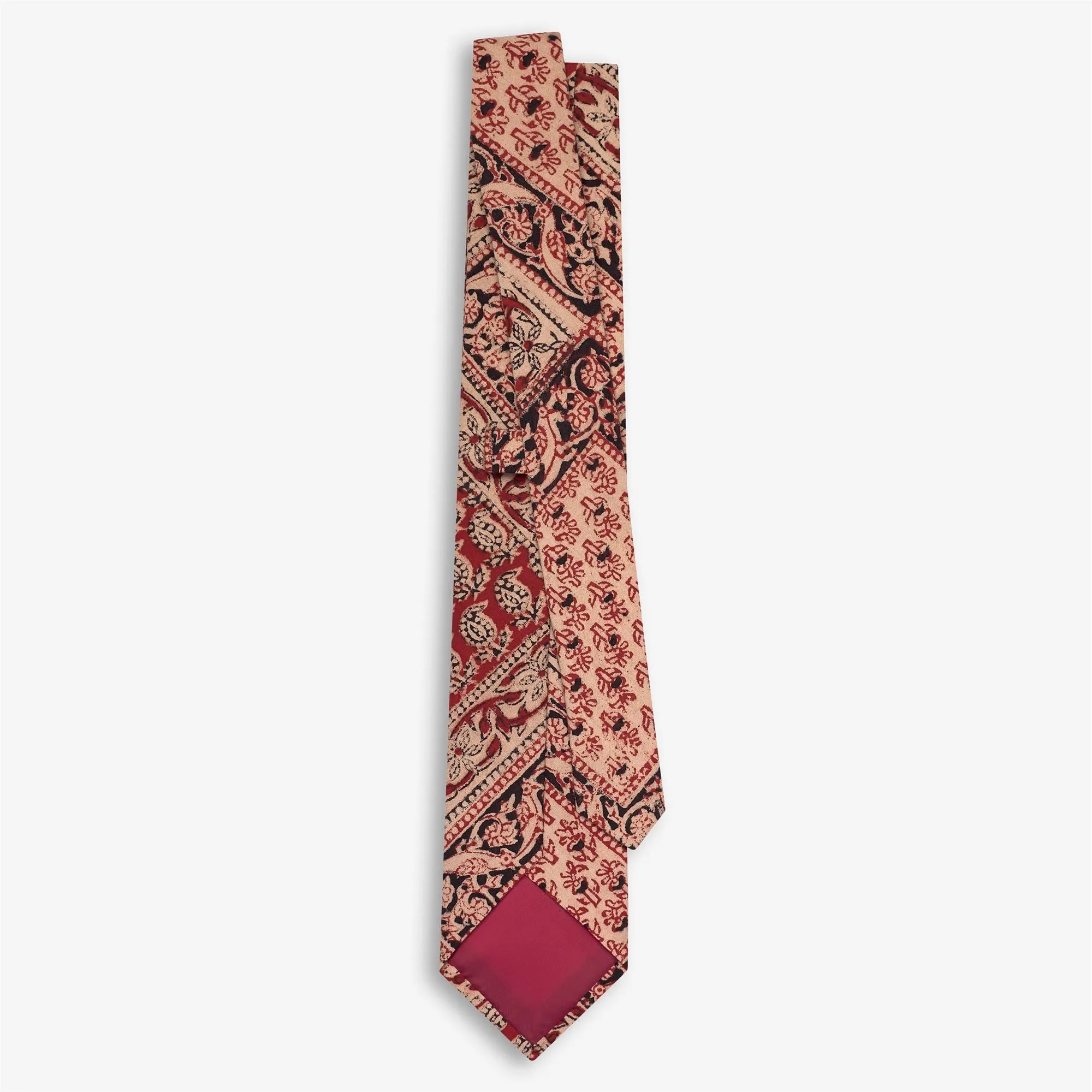 HEBRON TIE - Small Accessories - Tie - Man - FANCY ROSE BEIGE-RED-BLUE sold by Sebago product image thumbnail 2