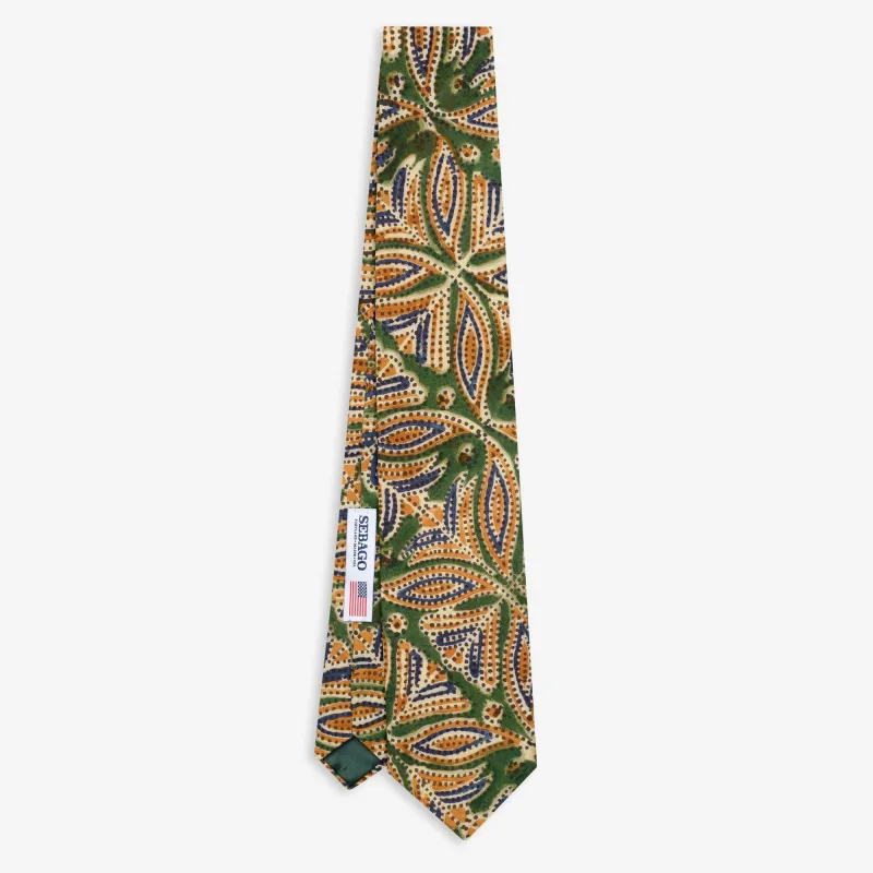 HIRAM TIE - Tie - Small accessories - Man - Fancy green-blue made by Sebago