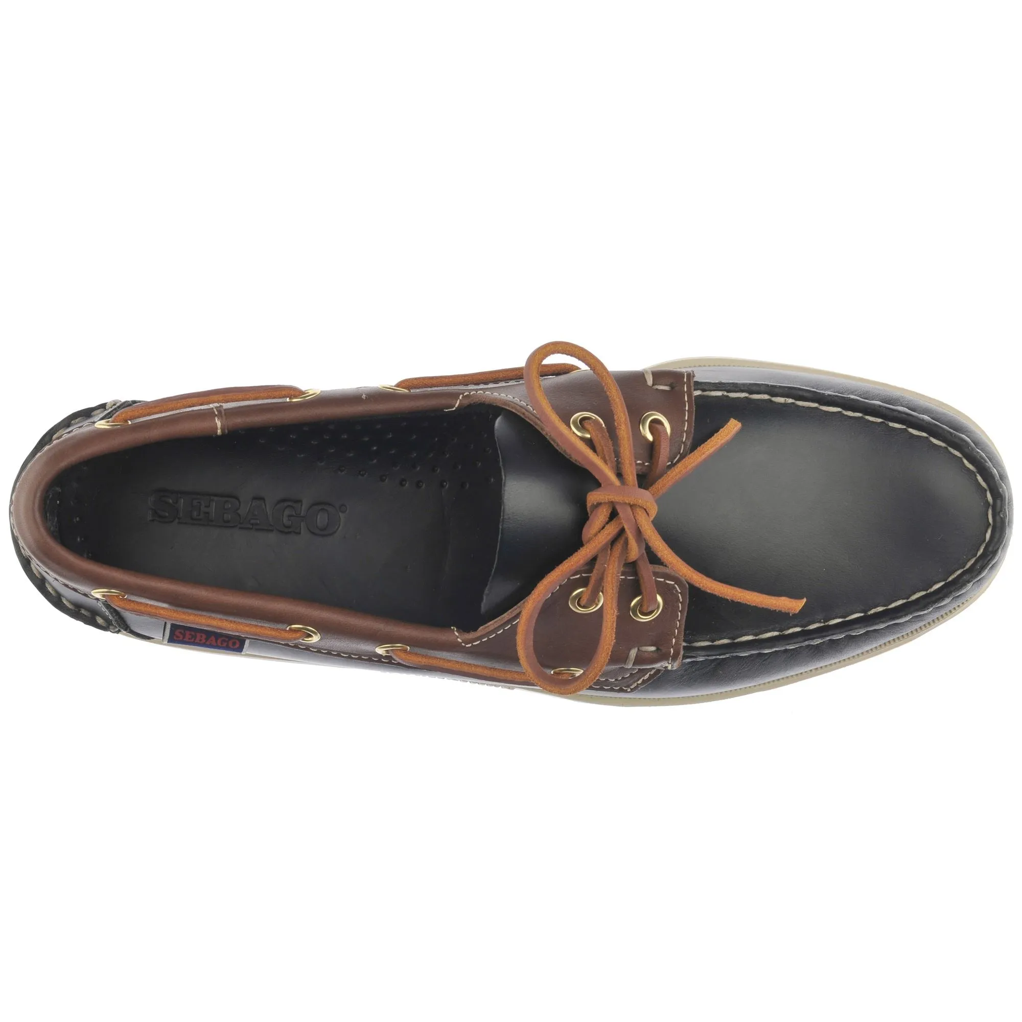 PORTLAND LEA WAX LEA - Docksides - Mocassin - Man - Brown-Black-Brown-Black sold by Sebago product image thumbnail 4