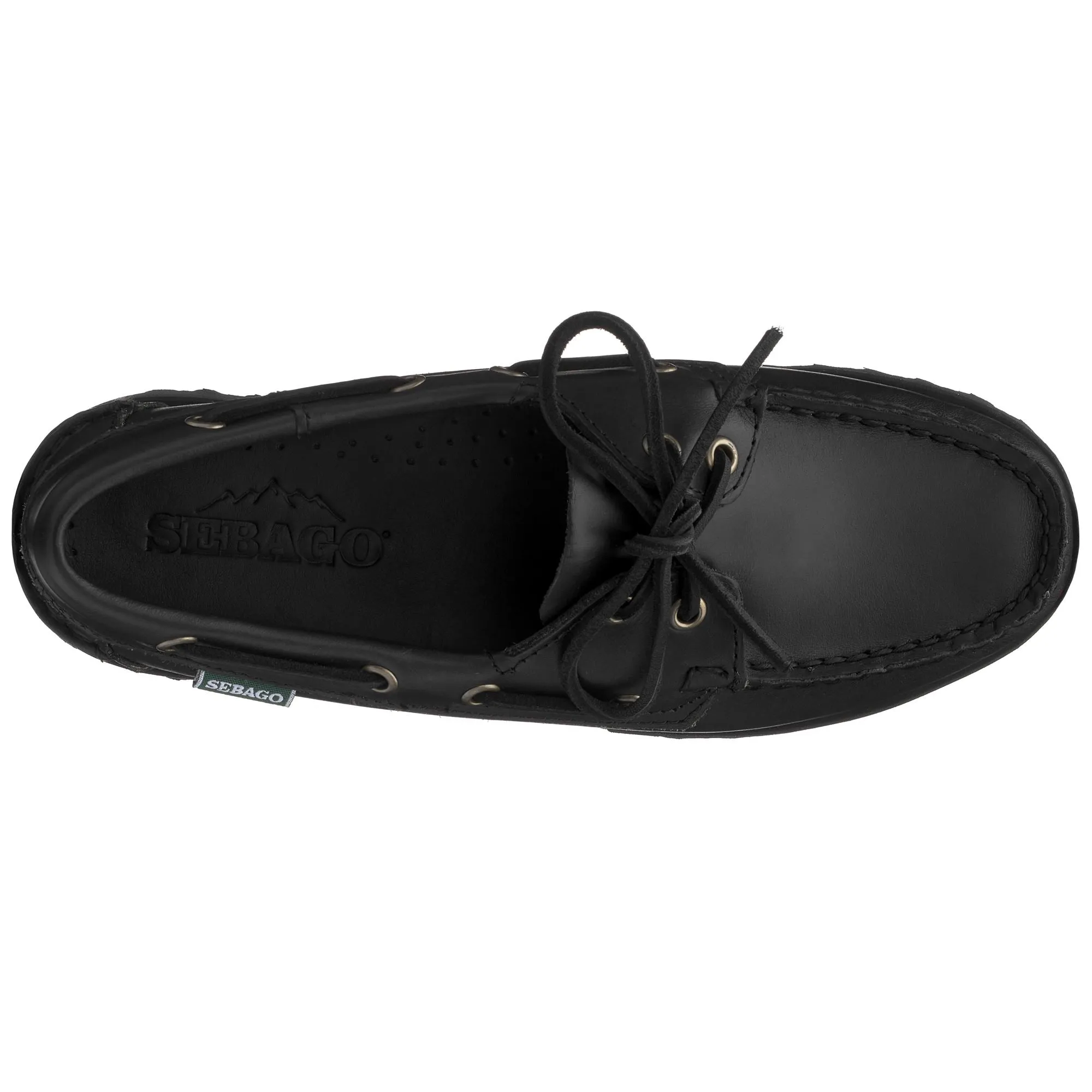 RANGER WAXY WOMAN - Docksides - Moccasin - Woman - Total Black-Black sold by Sebago product image thumbnail 4