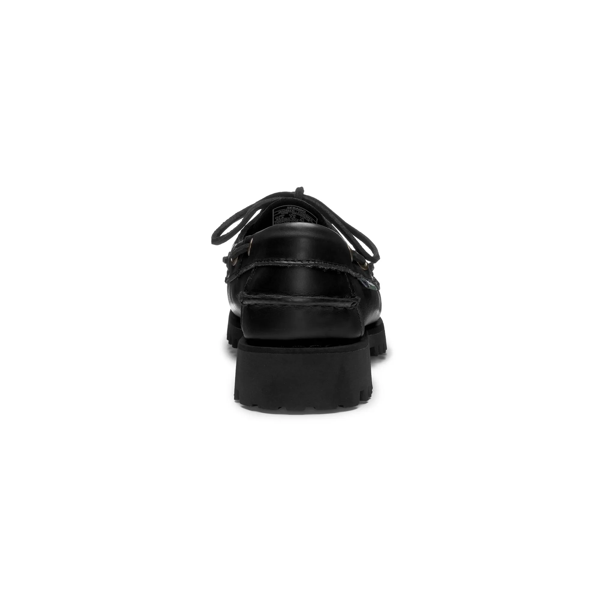 RANGER WAXY WOMAN - Docksides - Moccasin - Woman - Total Black-Black sold by Sebago product image thumbnail 5