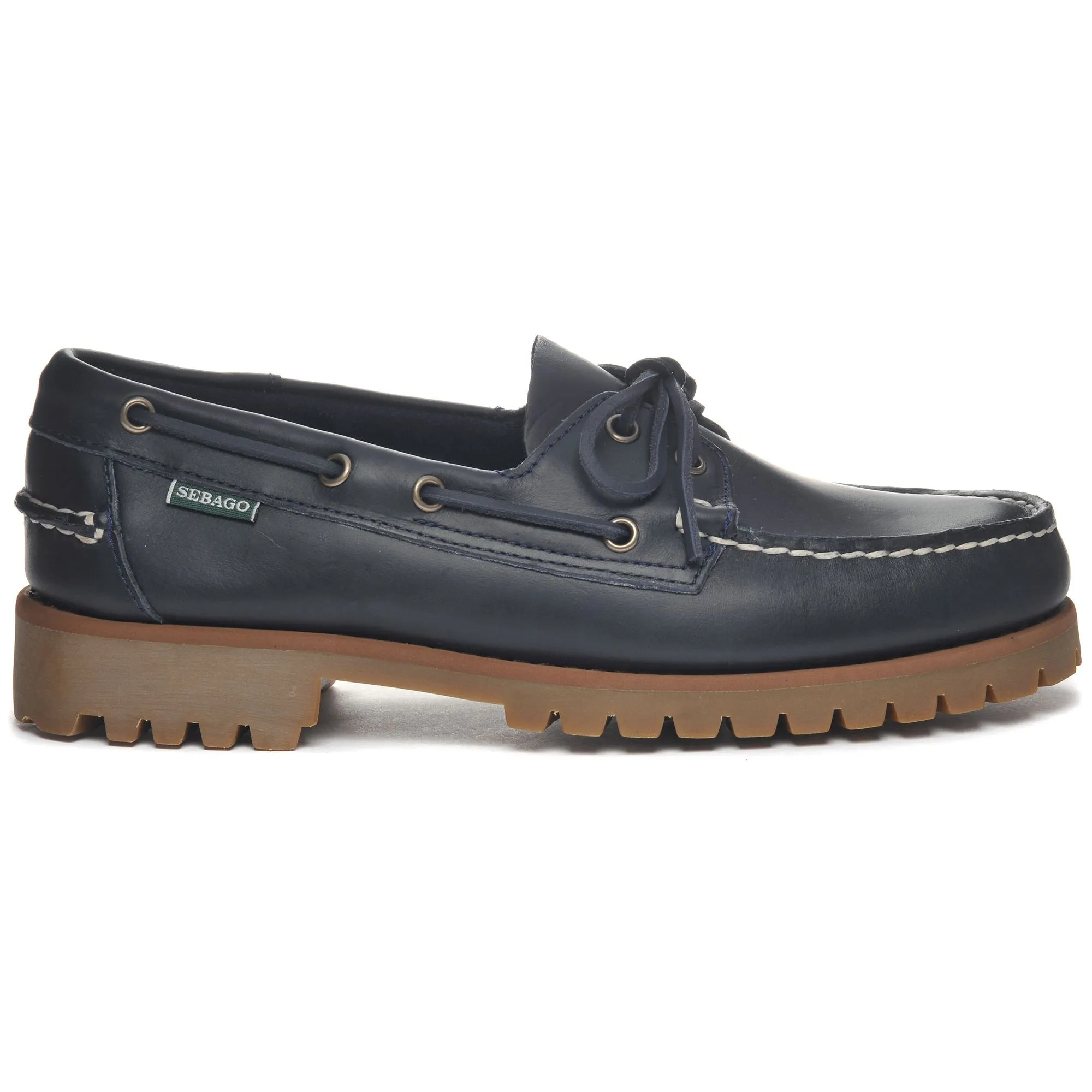 RANGER WAXY - Docksides - Moccasin - Man - Blue Navy sold by Sebago