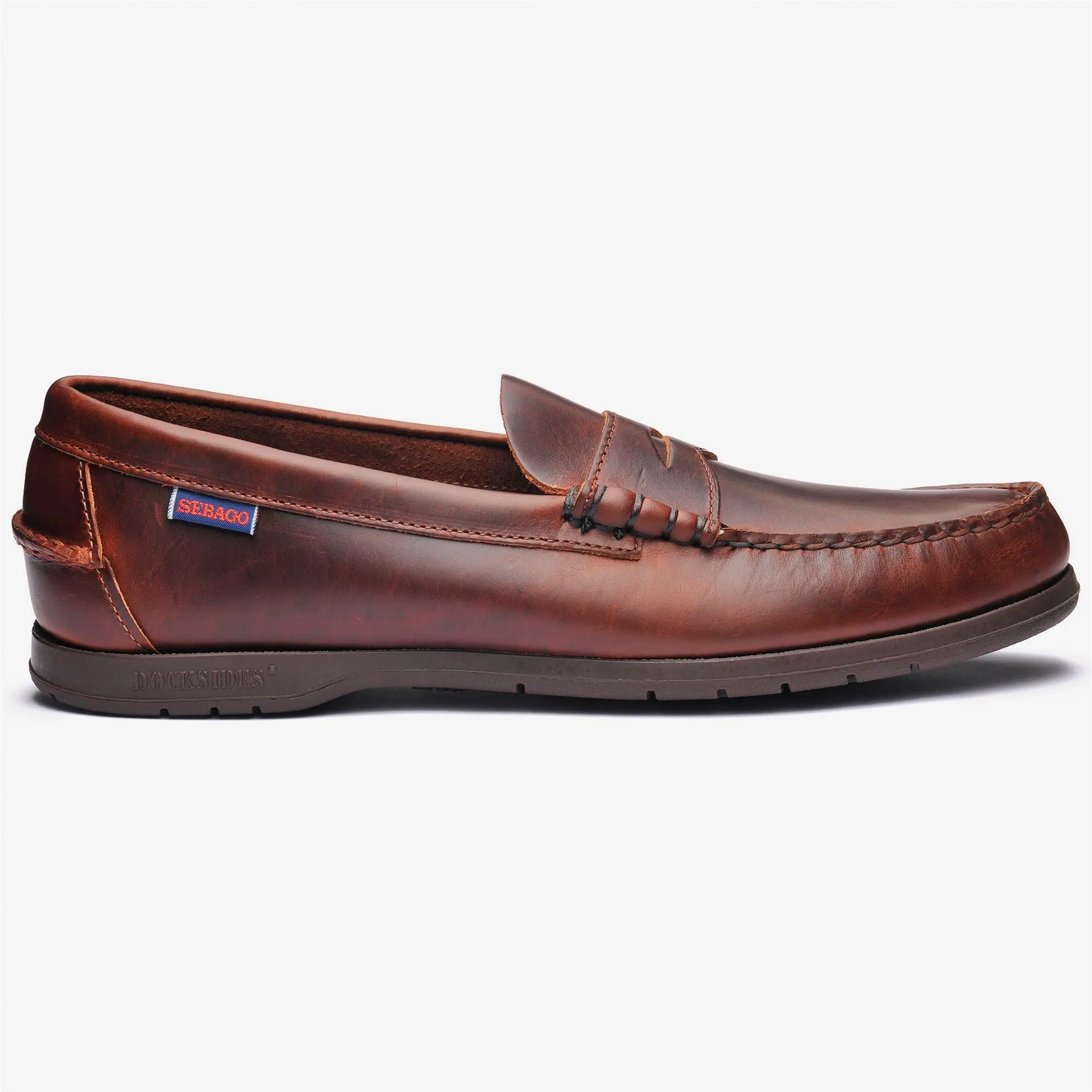 THETFORD - Docksides - Moccasin - Man - Brown-Gum-Brown-Brown Dk Ocra sold by Sebago