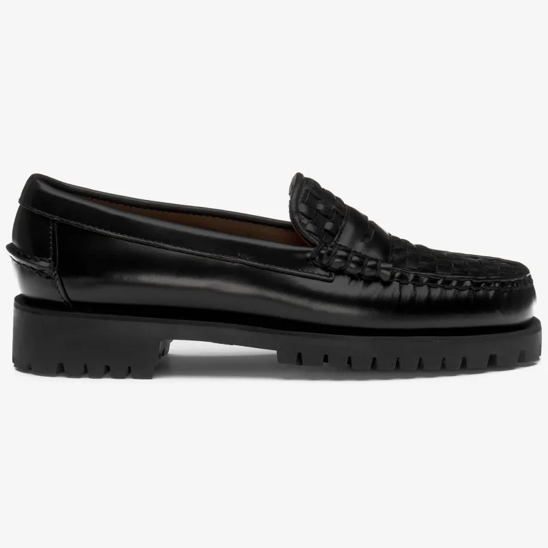 OTIS VAMP LUG WOMAN - Moc - Moccasin - Woman - Black made by Sebago