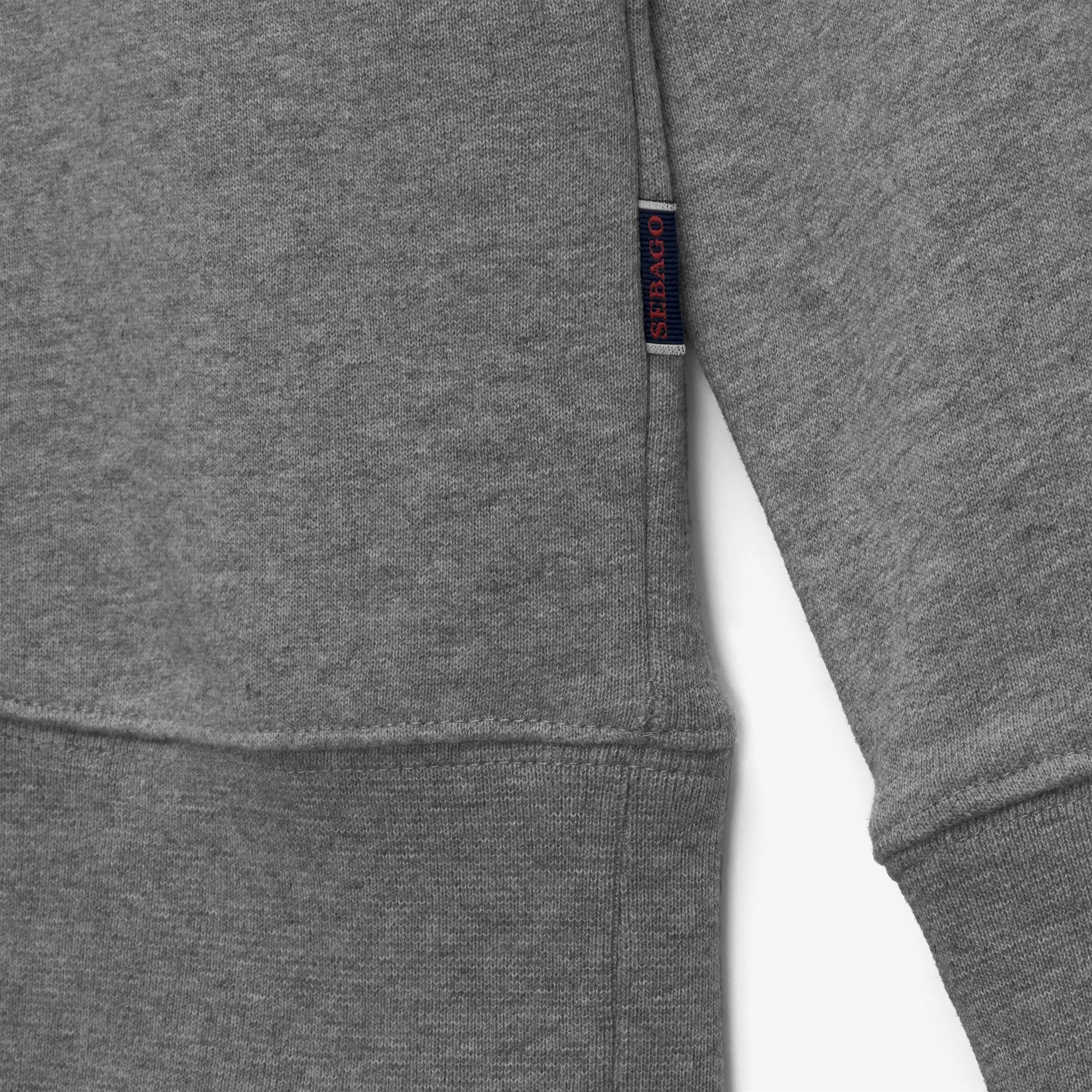 EBOWKNOT - Fleece - Crewneck - Unisex - Grey Md Mel sold by Sebago product image thumbnail 3
