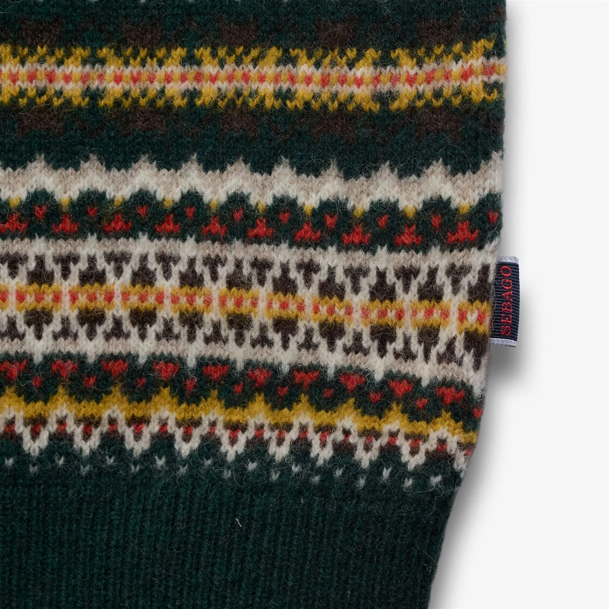 STOW - Knitwear - Vest - Unisex - Green-Yellow-Brown-Orange sold by Sebago product image thumbnail 3