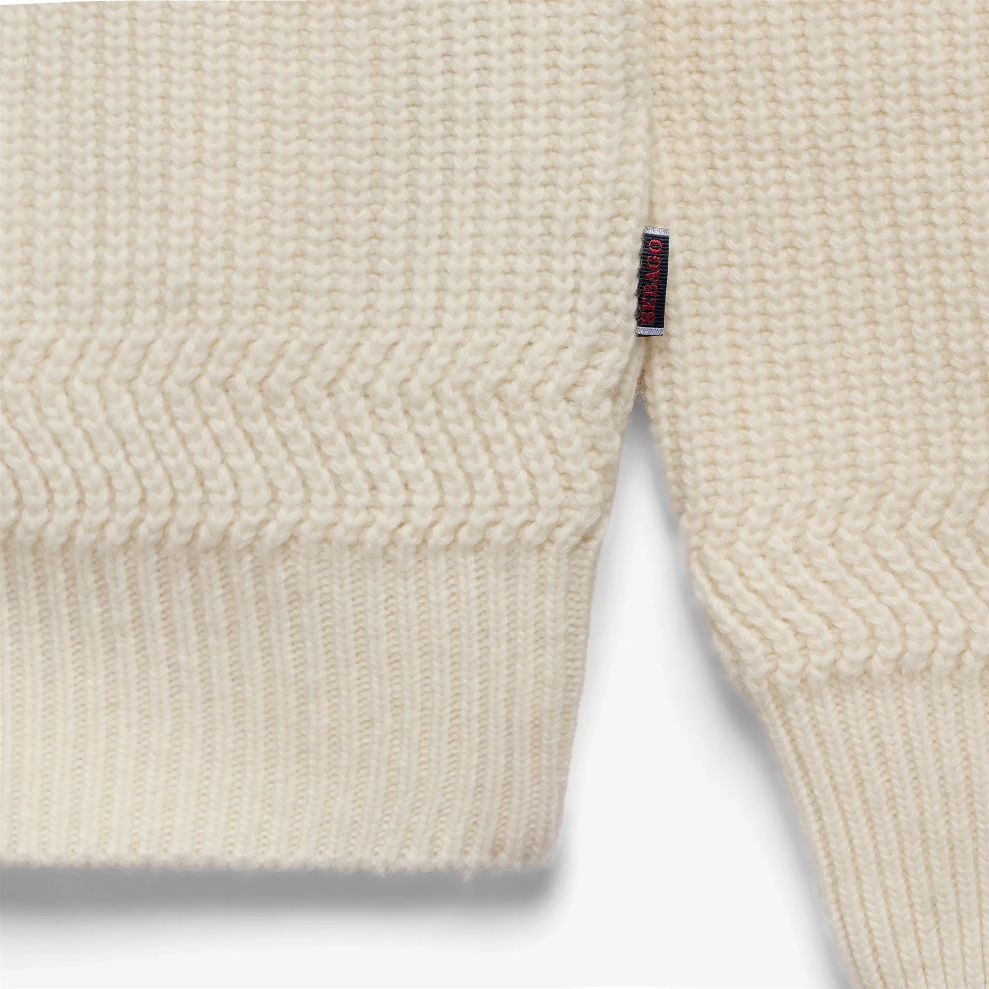 CHANDLER - Knitwear - Cardigan - Unisex - White Antique sold by Sebago product image thumbnail 3