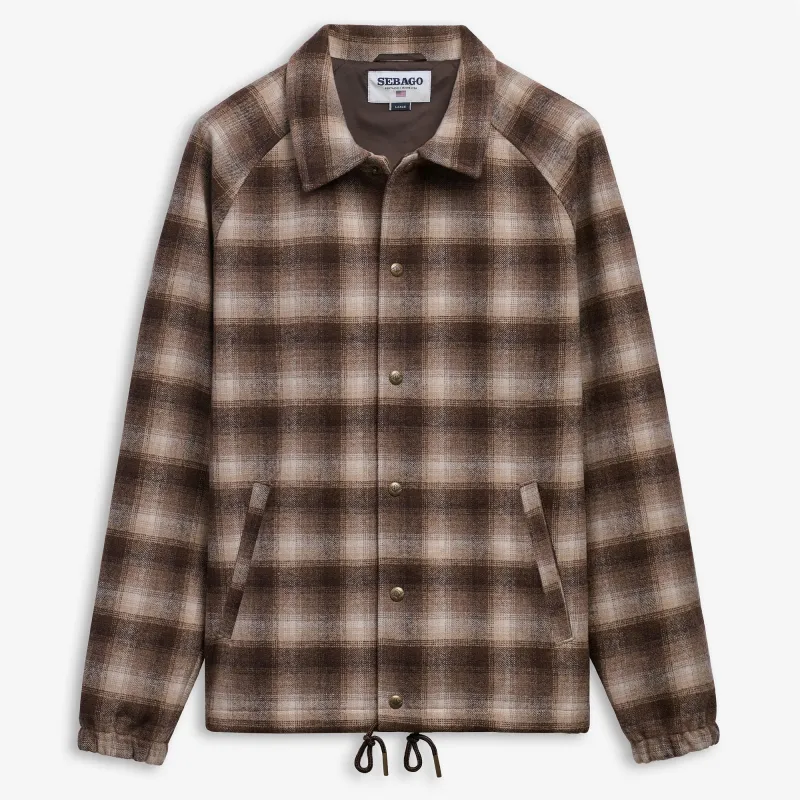 TENDER WOOLCHECK - Jackets - Jacket - Unisex - White Natural-Beige-Brown made by Sebago