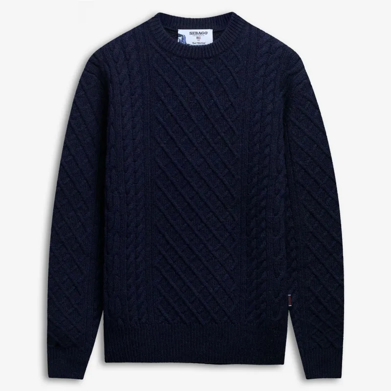 FLEMISH IRISH - Knitwear - Jumper - Unisex - Blue Intense made by Sebago