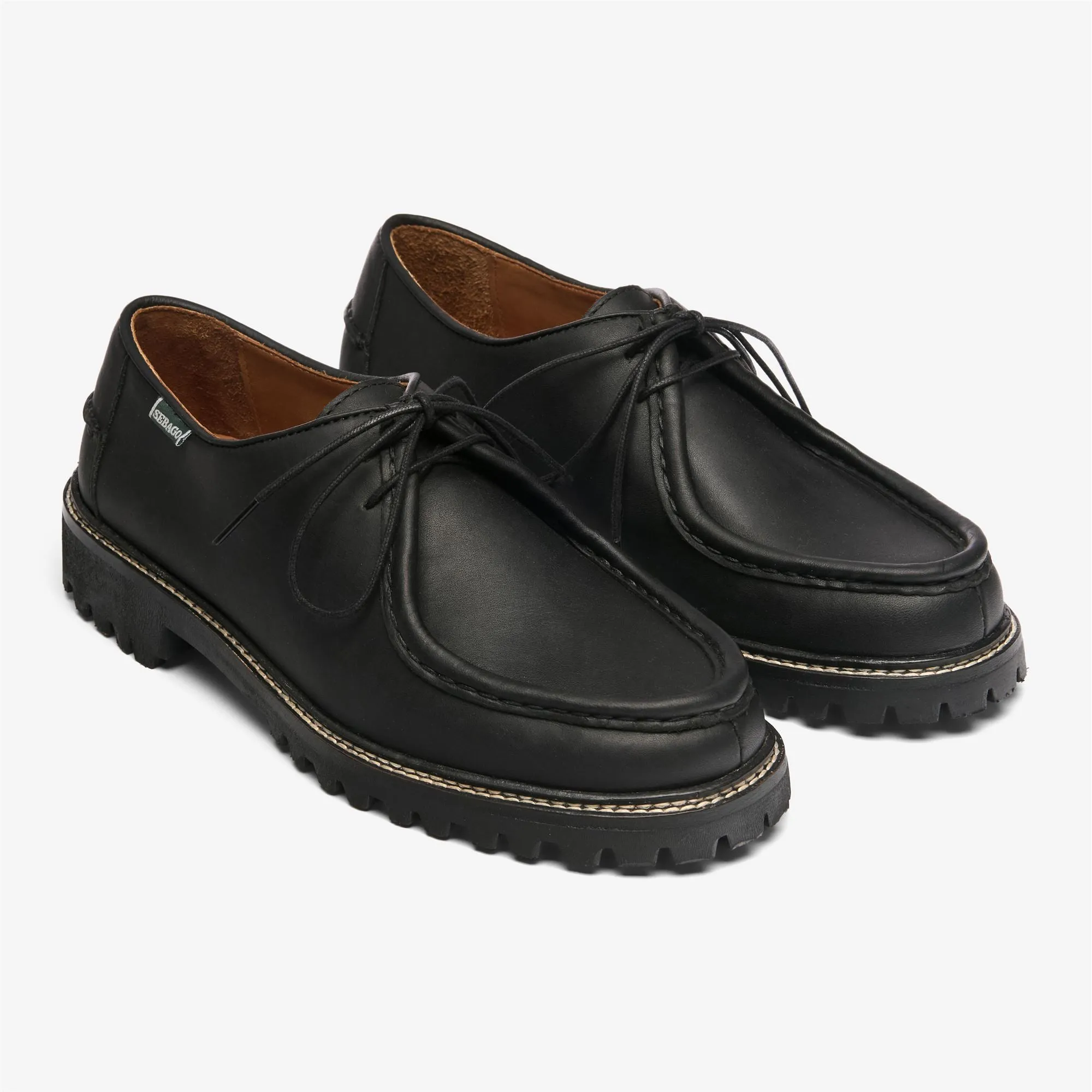OPAL LUG - Docksides - Moccasin - Man - Total Black-Black sold by Sebago product image thumbnail 2