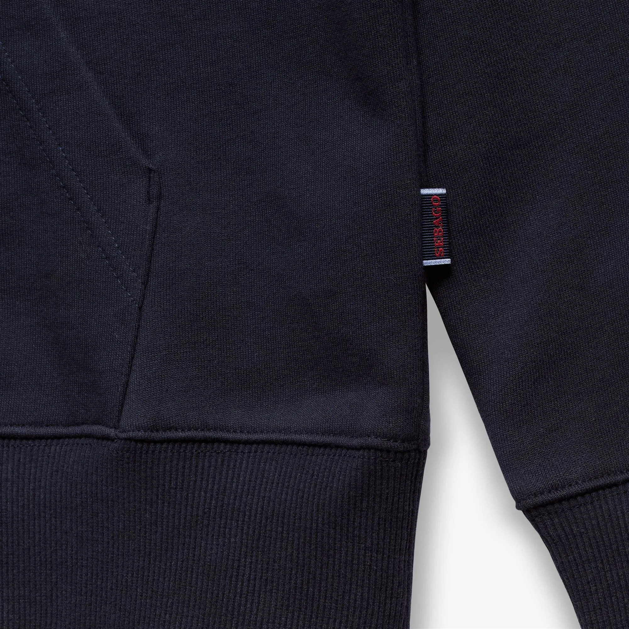 BOWLINE EVO PATCH - Fleece - Hoodie - Unisex - Blue Patches sold by Sebago product image thumbnail 3
