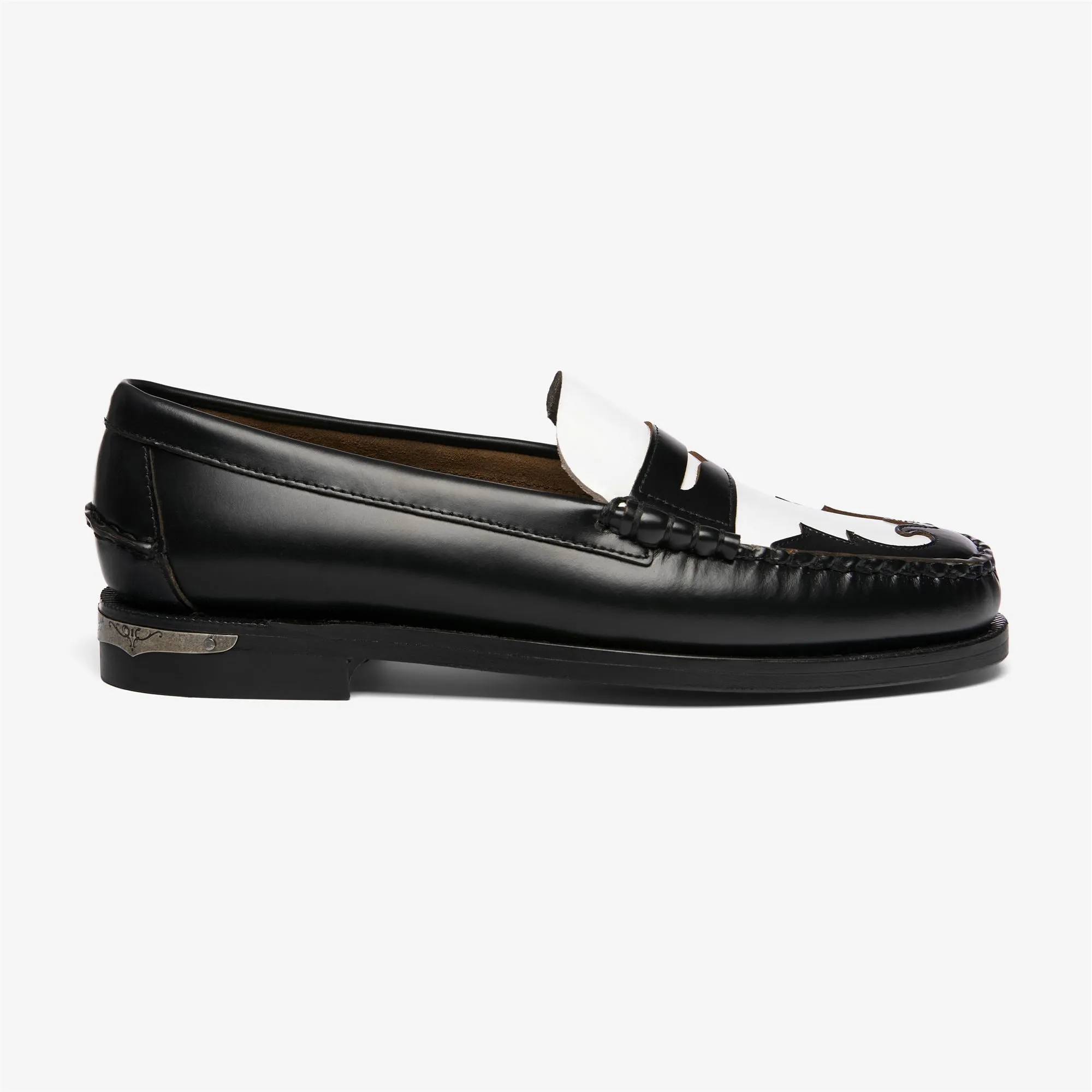 DAN SCARABEO WOMAN - Moc - Moccasin - Woman - Black-White-Black-White sold by Sebago