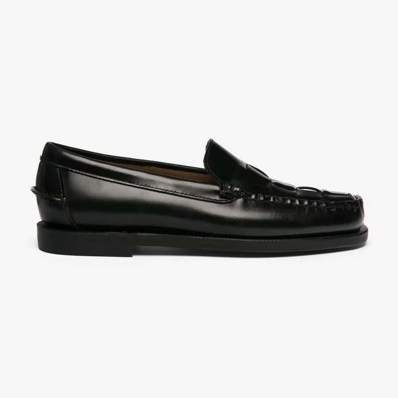 FRANK BRAIDED WOMAN - Moc - Moccasin - Woman - Black made by Sebago