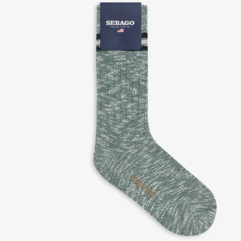SEBOEIS COUNTRY - Socks - Ankle Tube - Unisex - Green-Off White-Blue made by Sebago