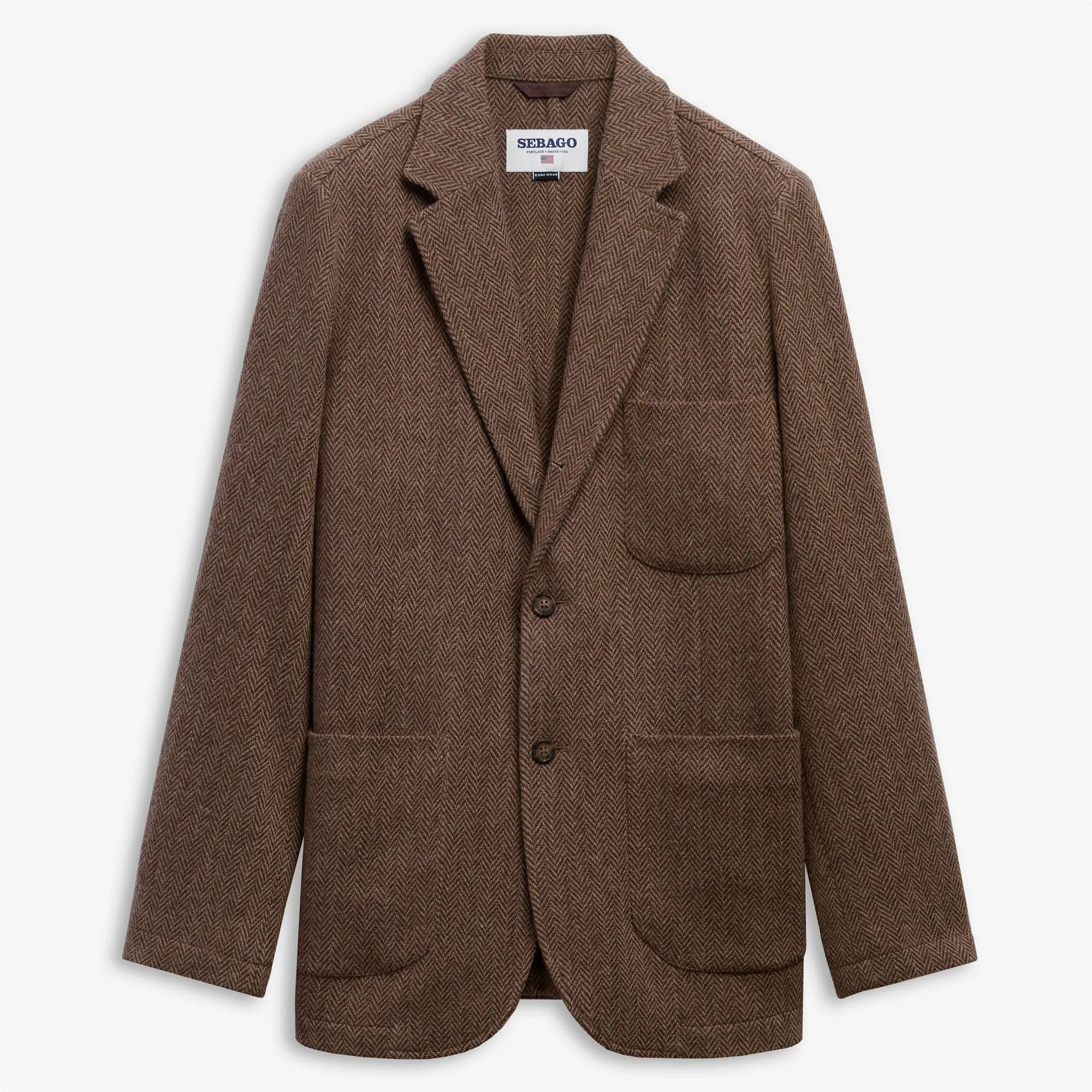 NEDDICK HERRINGBONE - Dresses - Blazer - Unisex - Beige-Brown sold by Sebago