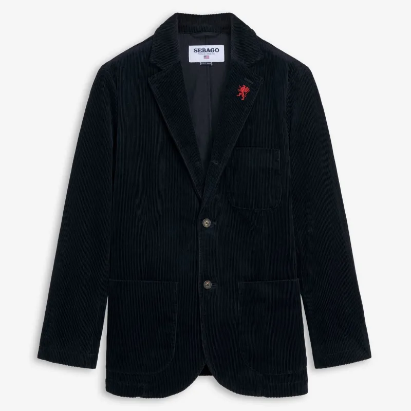 NEDDICK CORDUROY GENOA 26 - Dresses - Blazer - Unisex - Blue Dk-Blue Dk made by Sebago