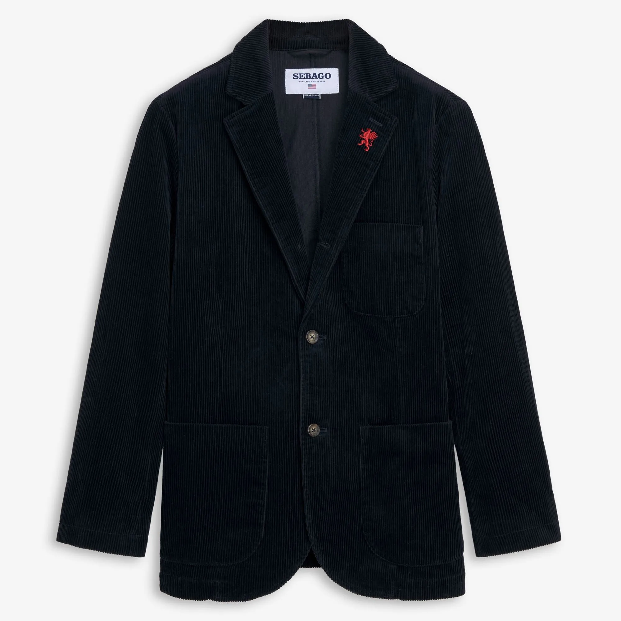 NEDDICK CORDUROY GENOA 26 - Dresses - Blazer - Unisex - Blue Dk-Blue Dk sold by Sebago