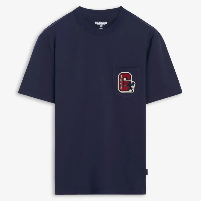 HARTLAND GENOA 26 - T-Shirts & Top - T-Shirt - Unisex - Blue Marine made by Sebago