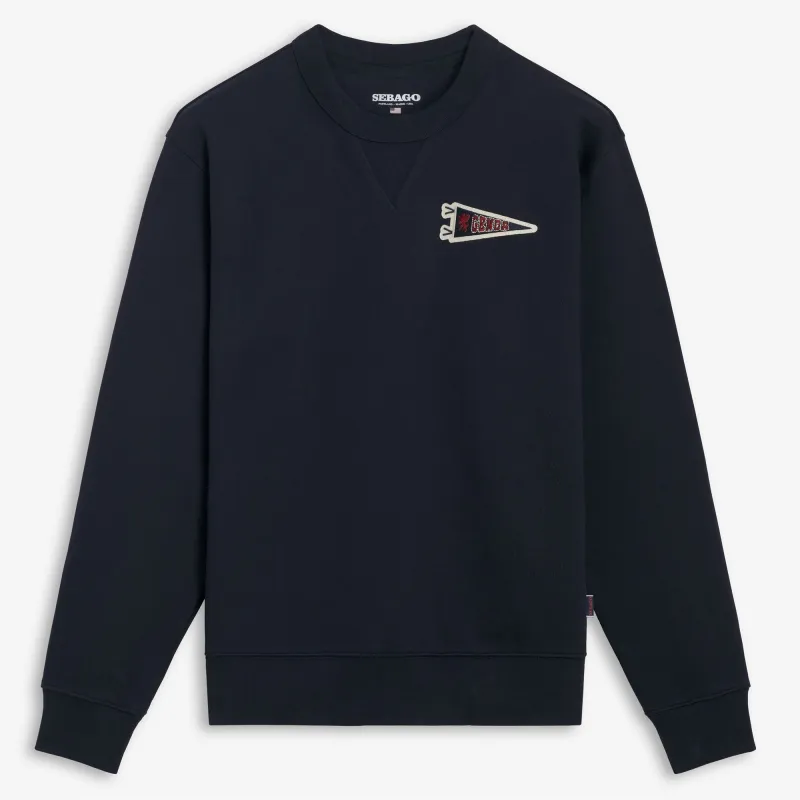 EBOWKNOT GENOA 26 - Fleece - Crewneck - Unisex - Blue Marine made by Sebago
