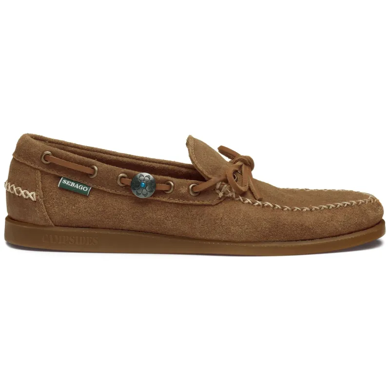 SCOUT WAXED SUEDE - Moc - Moccasin - Man - BEIGE CAMEL-GUM sold by Sebago