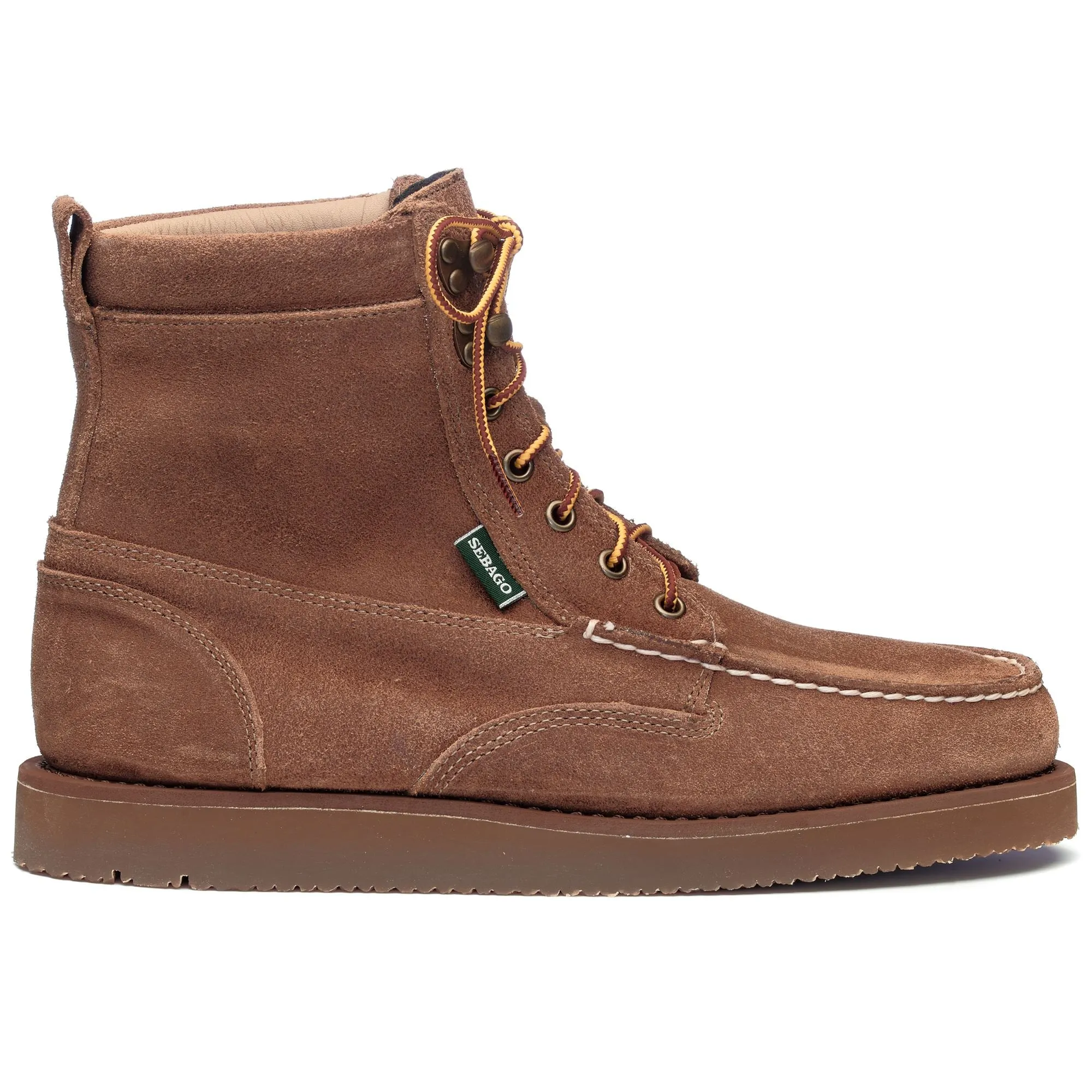 Rogden Boot Suede - Moc - Mid Cut - Man - BEIGE CAMEL sold by Sebago