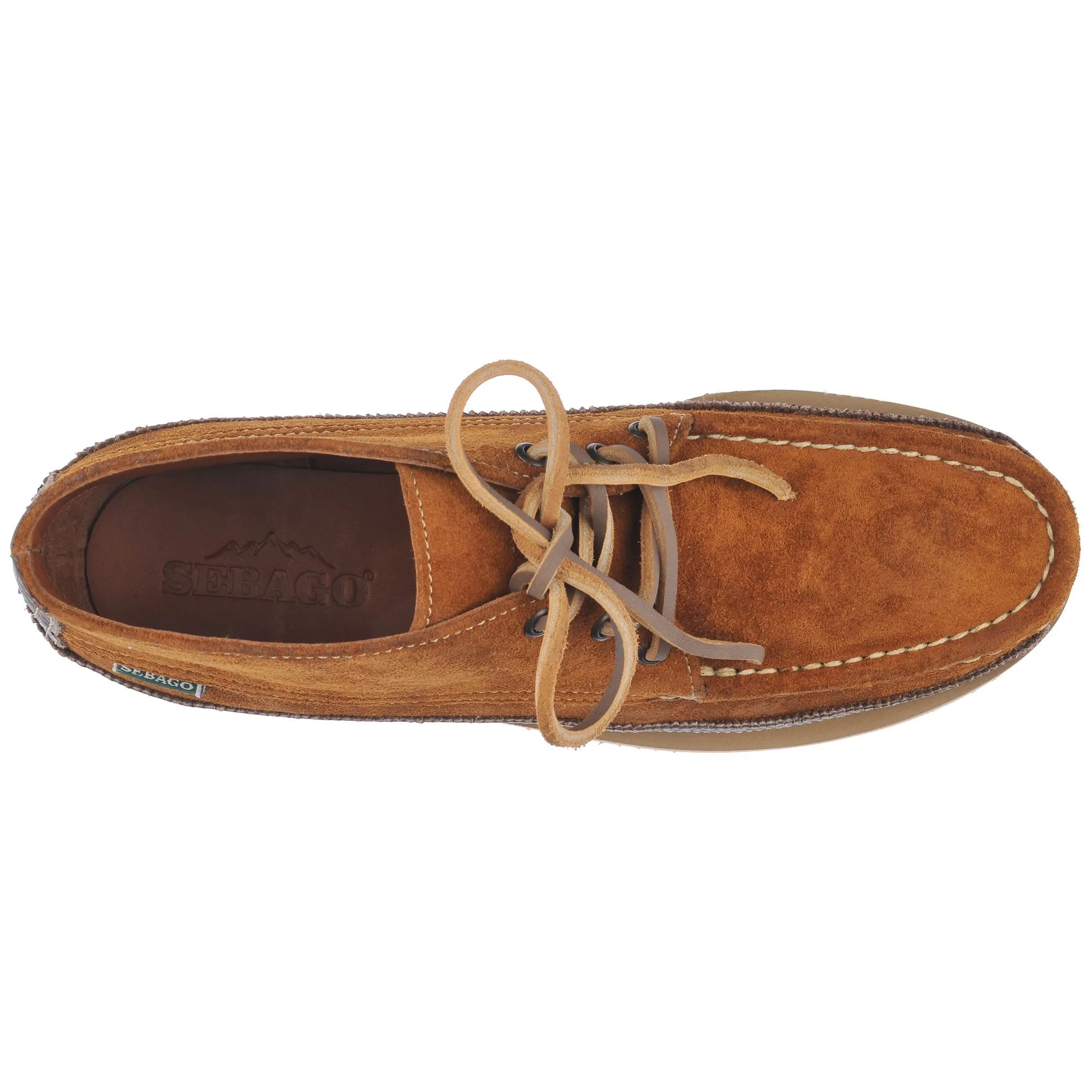 MIWAK SUEDE CANOE MOC - Moc - Mid Cut - Man - COGNAC-DK BROWN sold by Sebago product image thumbnail 4