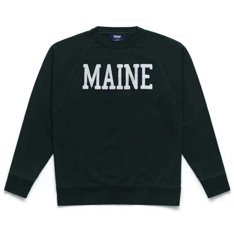 BOW - Fleece - Jumper - Man - GREEN MAINE sold by Sebago