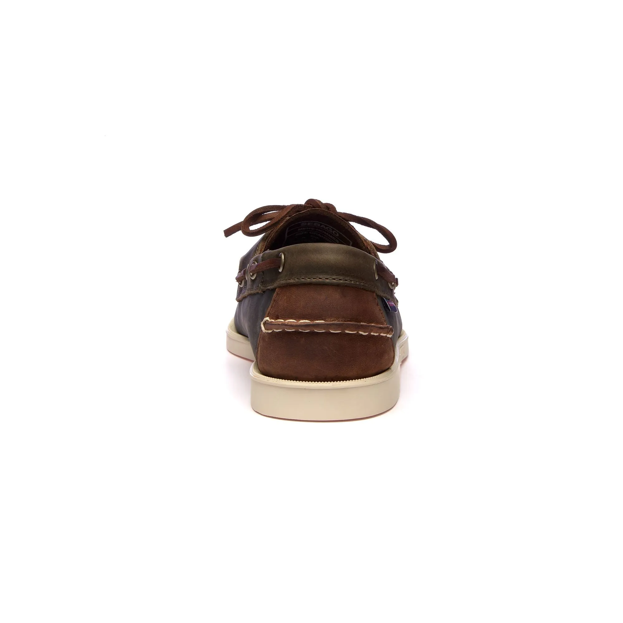 Portland Spinnaker Waxed - Docksides - Mocassin - Man - BROWN-NAVY-GREY sold by Sebago product image thumbnail 5